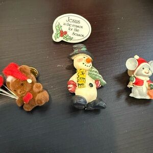 Vintage Christmas Pins